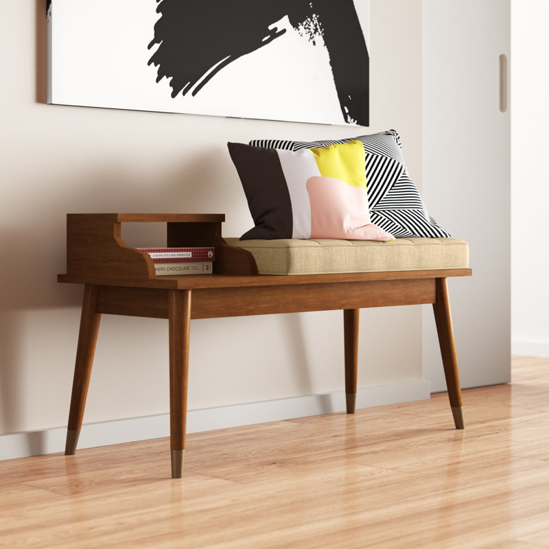 Mercury Row® Siclen Solid Wood Cubby Storage Bench & Reviews Wayfair